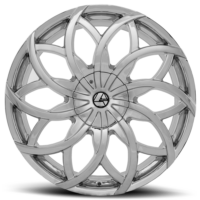 AZA-504 | Chrome & Black Multi-Spoke Wheels by Azara