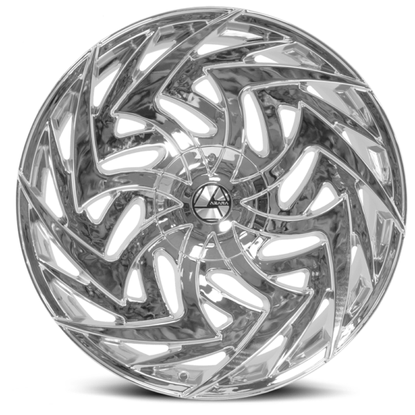 azuazuページ AZA-520 | Multi-Spoke Chrome Wheels & Black Wheels by Azara