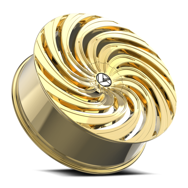 AZA-535 | Gold, Chrome & Machined Wheels in 5-Lug Fitments