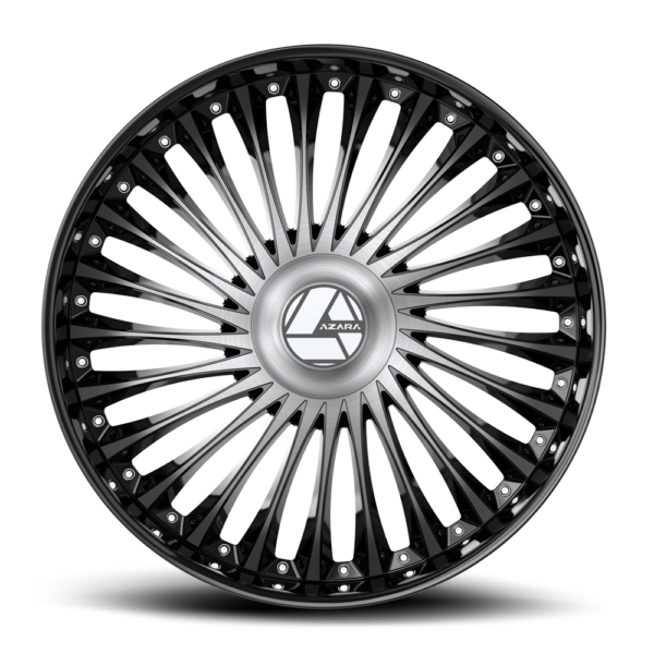 AZX 103 | Chrome & Gloss Black Finishes Stylish Big Rims