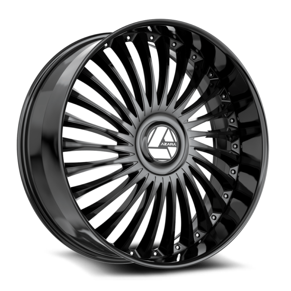 AZX 103 | Chrome & Gloss Black Finishes Stylish Big Rims