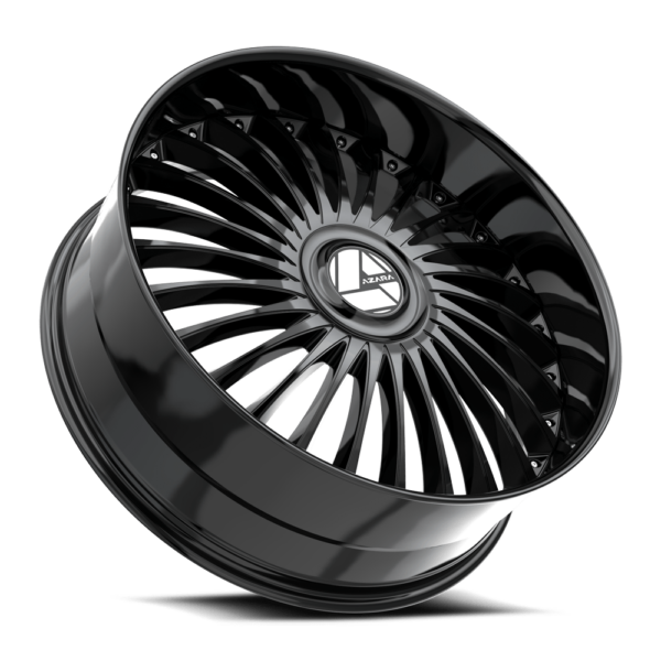 AZX 103 | Chrome & Gloss Black Finishes Stylish Big Rims