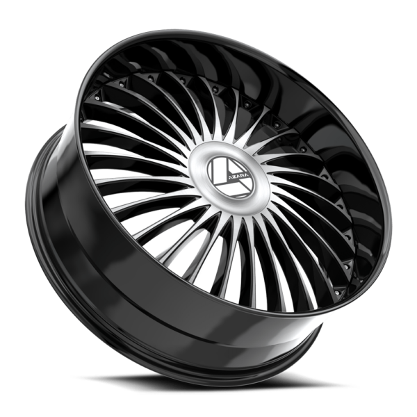 AZX 103 | Chrome & Gloss Black Finishes Stylish Big Rims