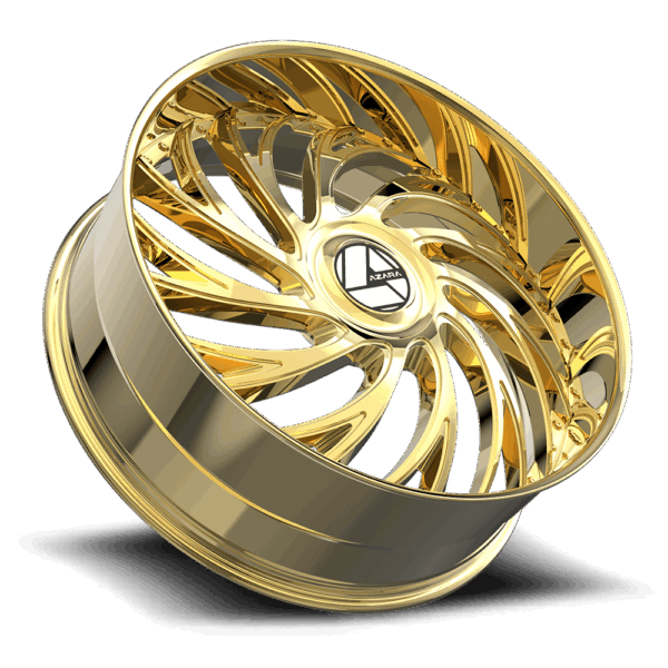 AZX-101 | Premium Gloss Black Machined & Milled Big Wheels