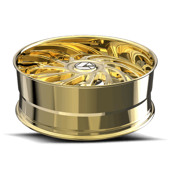 AZX-101 | Premium Gloss Black Machined & Milled Big Wheels